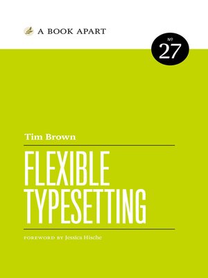 cover image of Flexible Typesetting